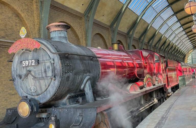 O Hogwarts Express em Universal Studios, Orlando.