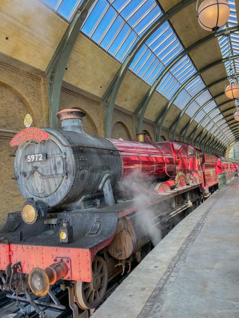 O Hogwarts Express em Universal Studios, Orlando.