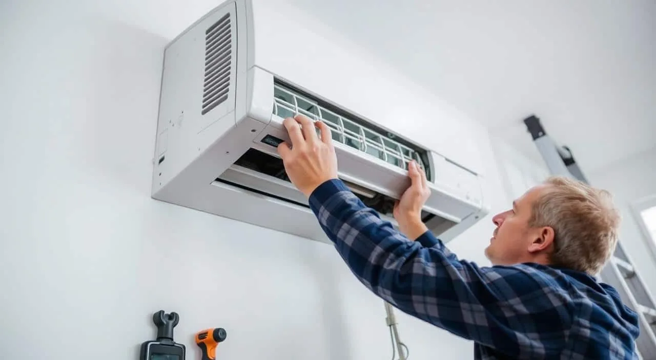 Como desinstalar ar condicionado split da parede?
