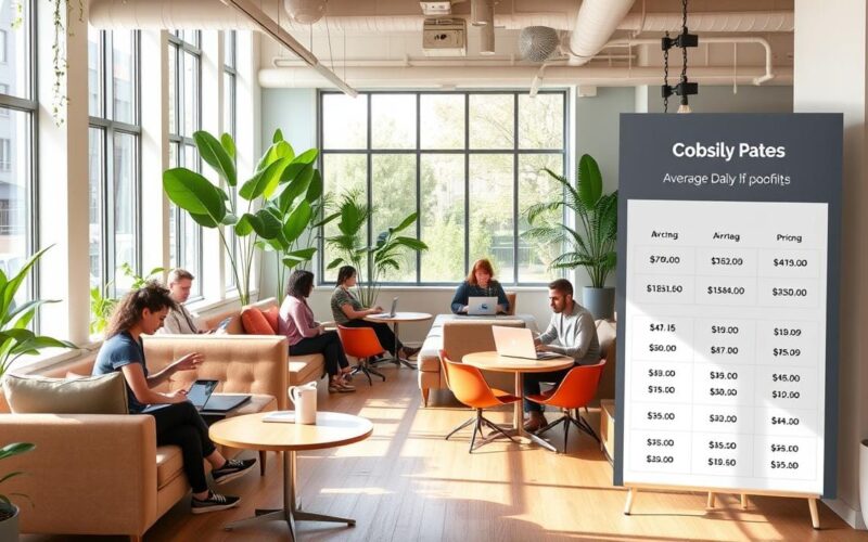 Quanto custa um dia em um coworking