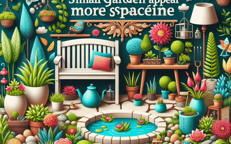 6 dicas para fazer um jardim pequeno parecer mais amplo