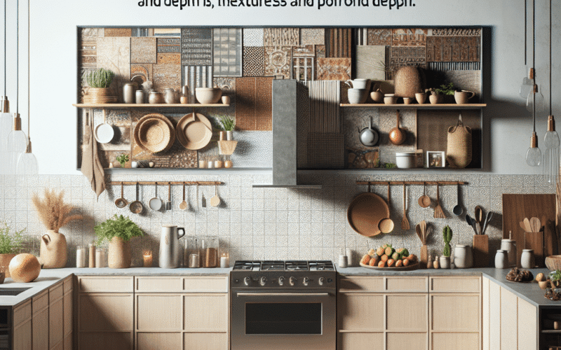 Adeus ao minimalismo! Nova tendência adiciona texturas e profundidade às cozinhas contemporâneas.