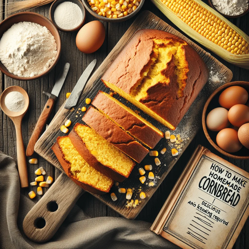 Como Fazer Pão de Milho Caseiro: Delicioso e Sem Necessidade de Sovar