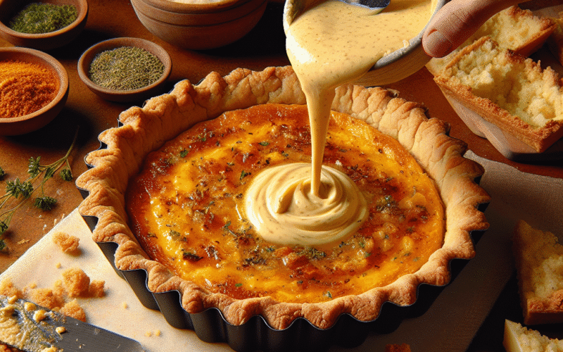 Como preparar uma torta salgada de pão de forma com um recheio super cremoso