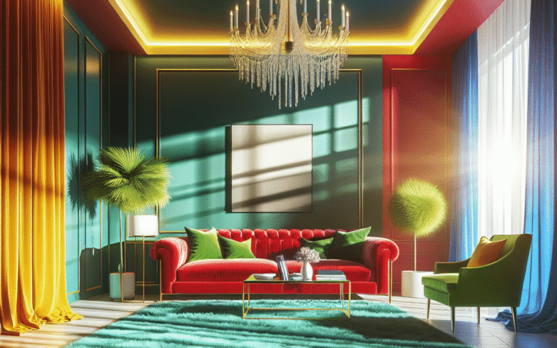 Cores Intensas na Decoração: Dicas Imperdíveis de Designers