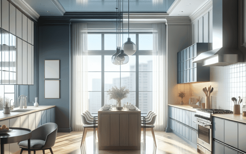 Cores de Tinta que Fazem sua Cozinha Aparentar Mais Espaço e Modernidade