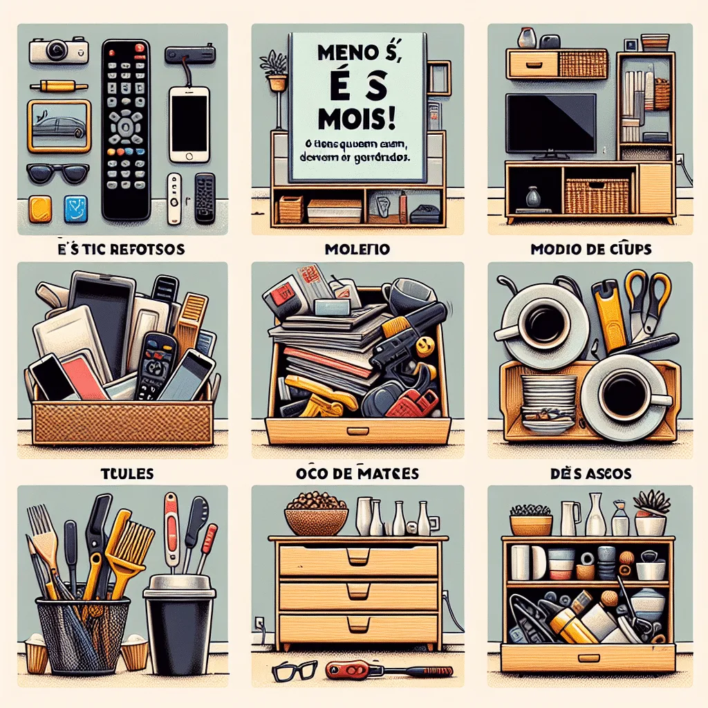 Menos é Mais! 6 itens que existem em toda casa, mas que deveriam ser guardados.