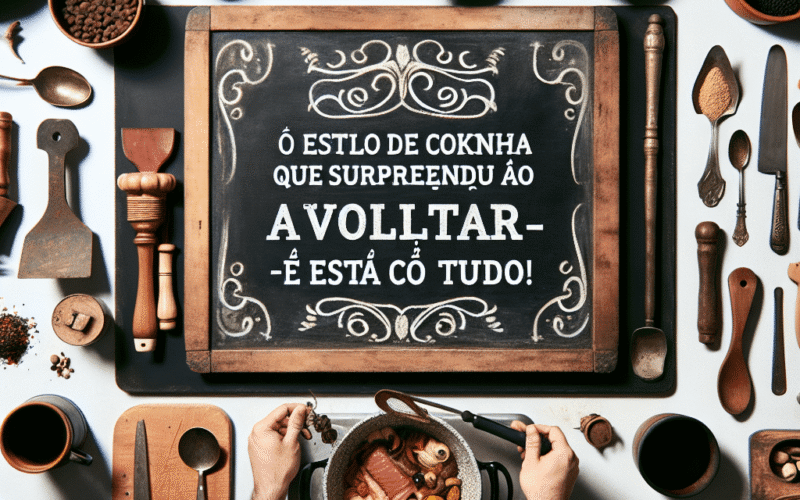O Estilo de Cozinha Que Surpreendeu ao Voltar – E Está Com Tudo!