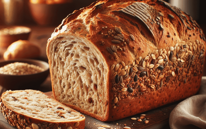 Pão Caseiro de Multigrãos: Receita Leve e Nutritiva