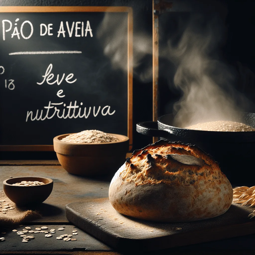 Pão de Aveia feito na Frigideira: Leve e Nutritivo