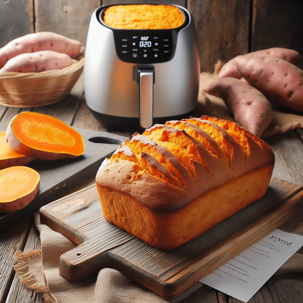 Pão de Batata Doce na Airfryer: Uma Receita Simples e Macia Pão de Batata Doce na Airfryer: Uma Receita Simples e Macia