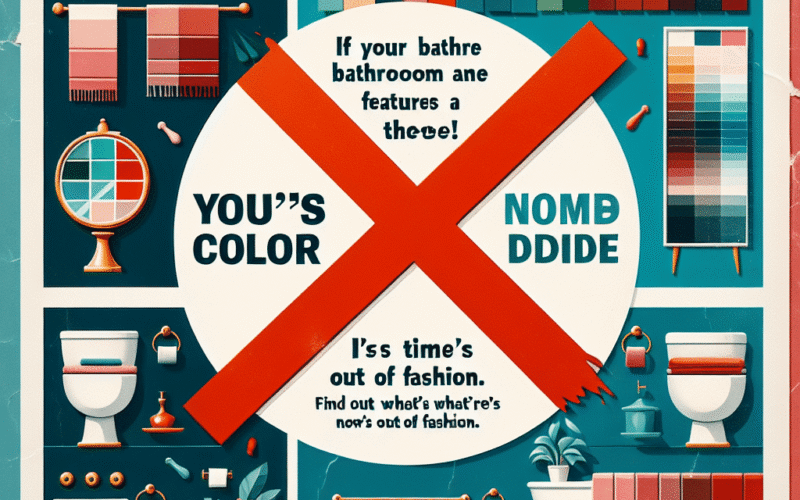 Se o seu banheiro apresenta alguma dessas cores, é hora de fazer uma mudança! Confira o que saiu de moda.