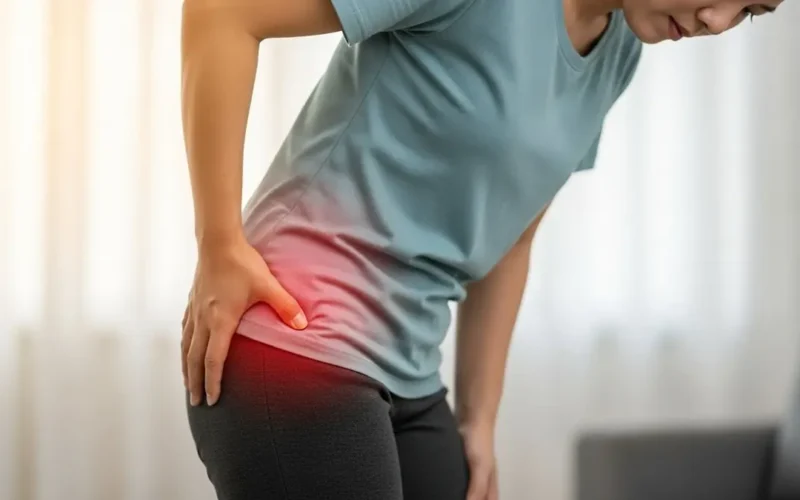 O que é bom para bursite no quadril