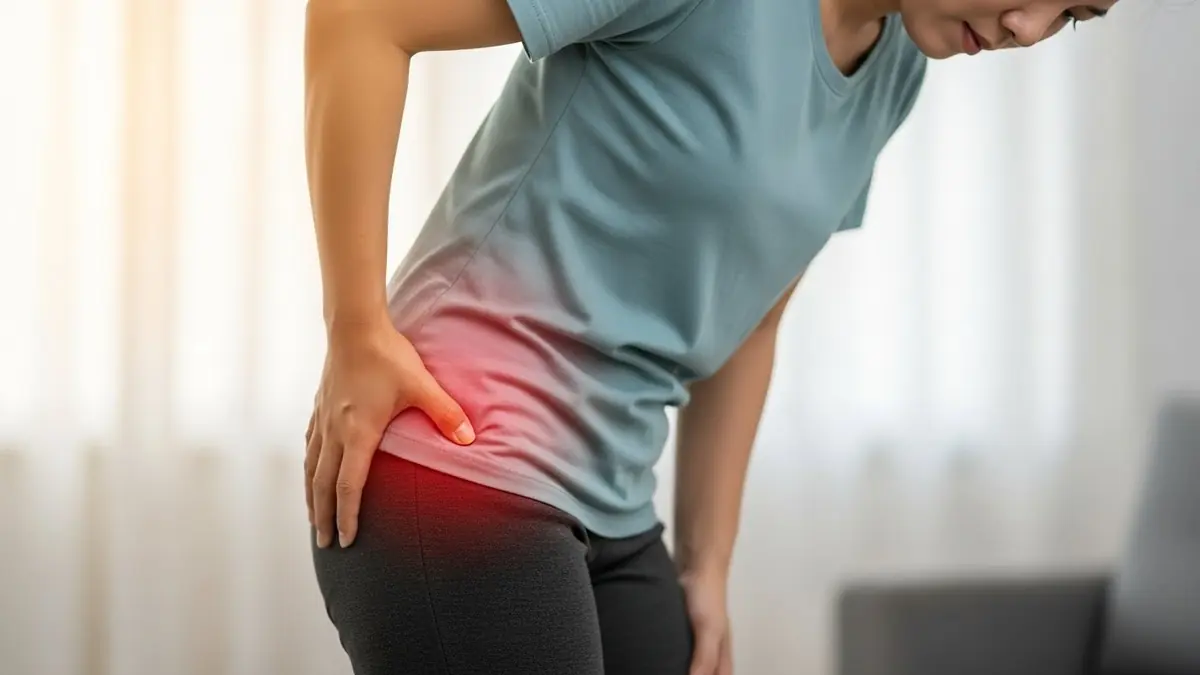 O que é bom para bursite no quadril