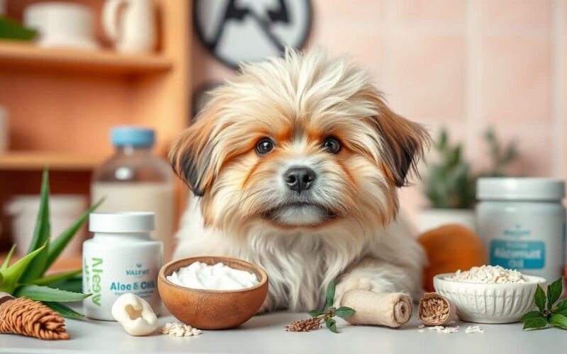 o que é bom para dermatite em cachorro