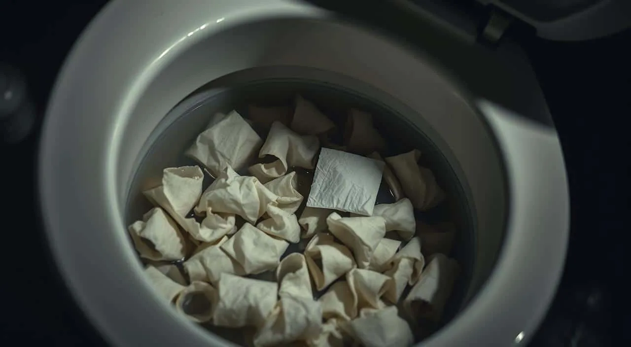 Vaso sanitário entupido com papel higiênico: como resolver