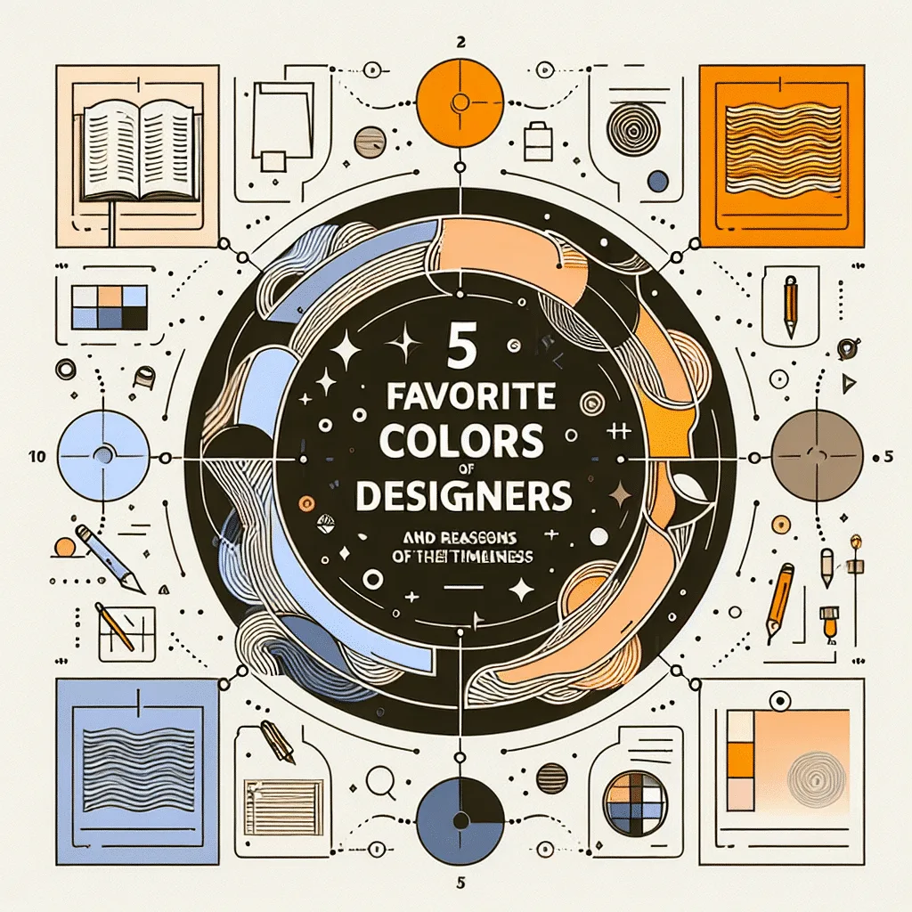 5 cores favoritas dos designers e os motivos de sua atemporalidade