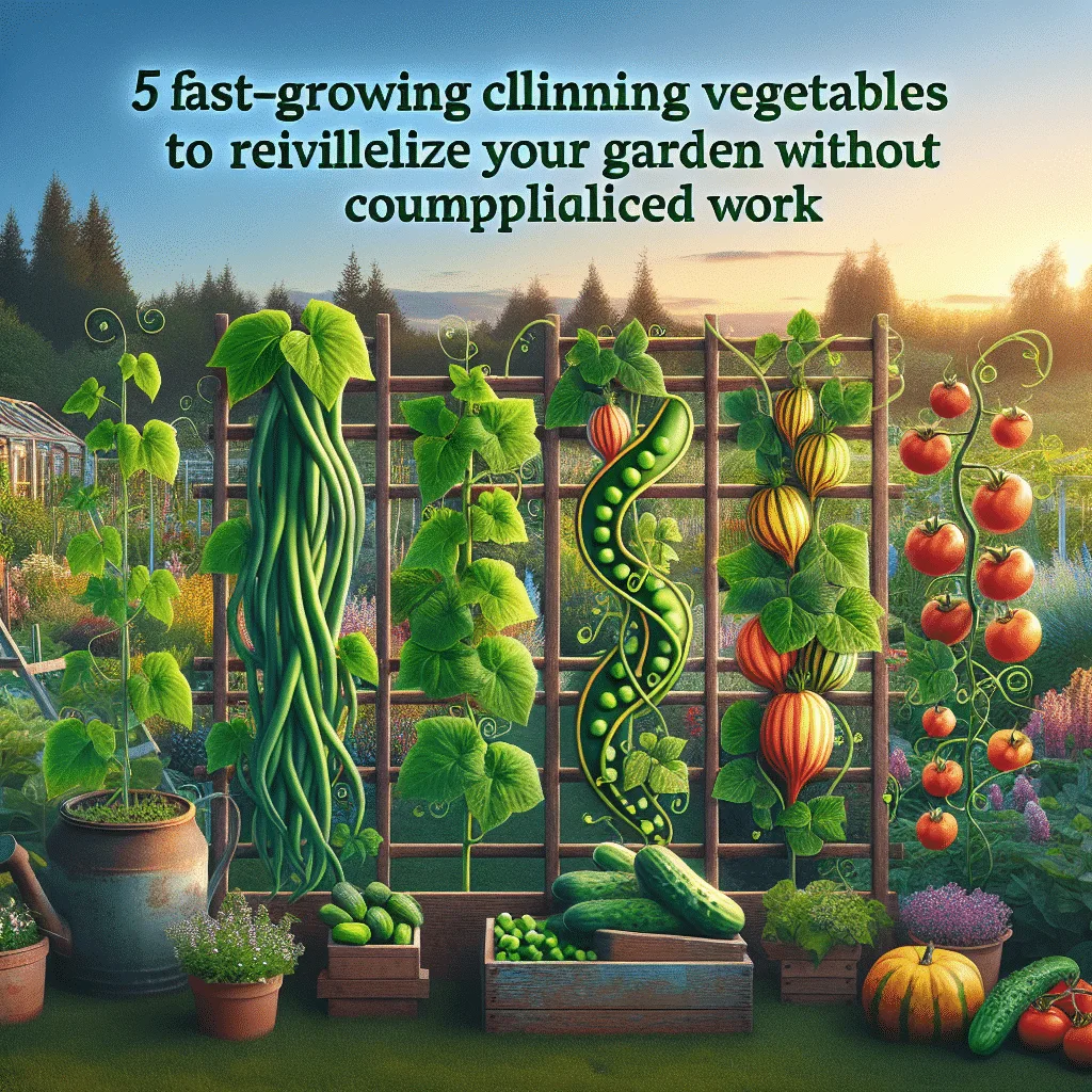 5 vegetais trepadores de rápido crescimento para revitalizar seu jardim sem trabalho complicado