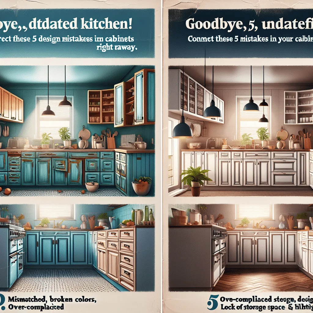 Adeus, cozinha ultrapassada! Corrija agora mesmo estes 5 erros de design nos armários.