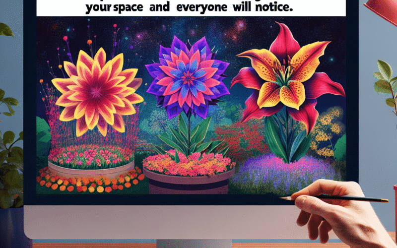 Adeus, jardim sem vida! Essas 4 flores espetaculares vão revolucionar seu espaço e todos notarão