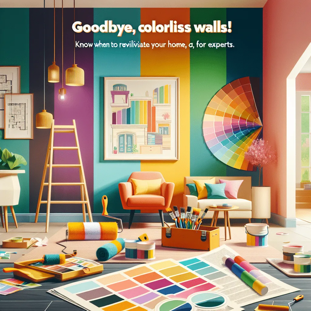 Adeus, paredes sem cor! Saiba quando revitalizar sua casa para um visual incrível, de acordo com especialistas.