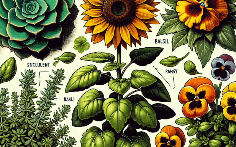 As 5 plantas e flores mais simples de cultivar que todo jardineiro iniciante deve conhecer