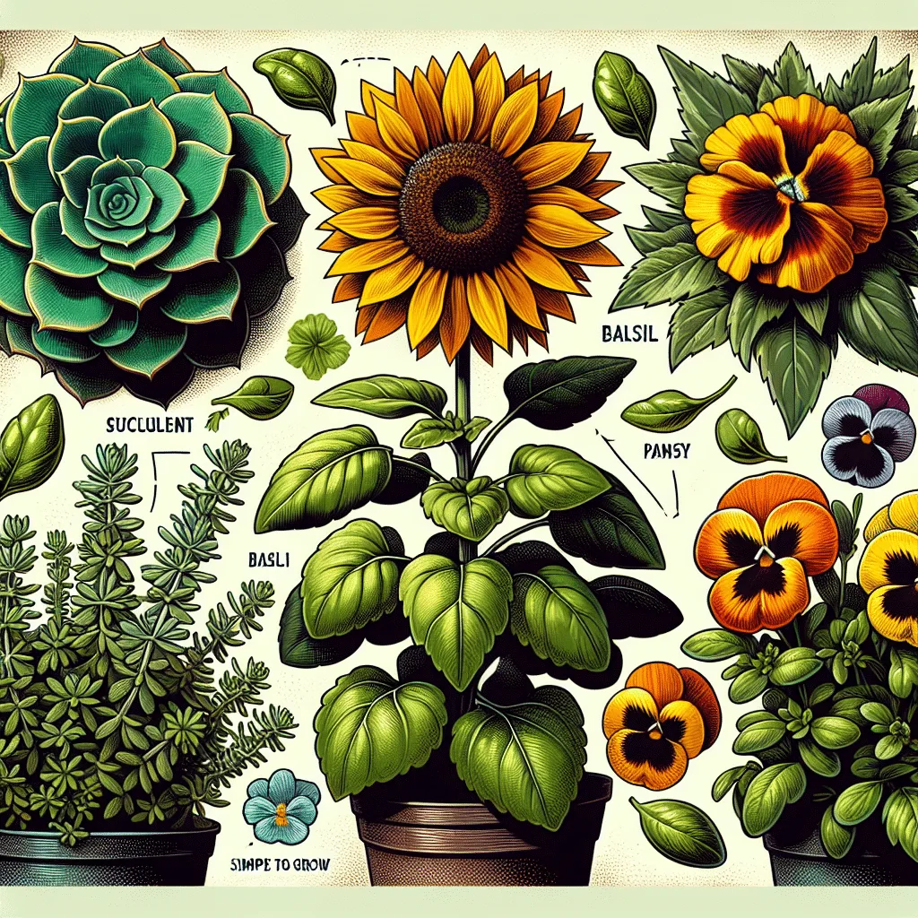 As 5 plantas e flores mais simples de cultivar que todo jardineiro iniciante deve conhecer