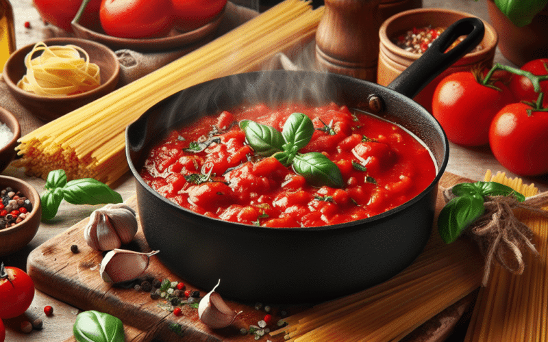 Como preparar o molho de tomate caseiro ideal para acompanhar qualquer tipo de massa.