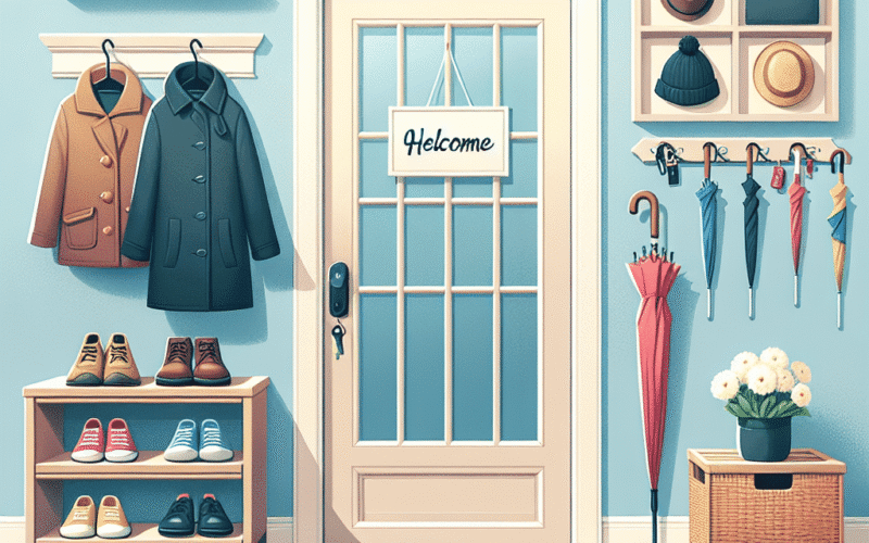 Dicas simples para manter a entrada da sua casa sempre organizada