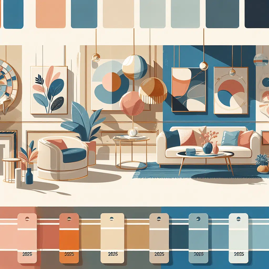 Explore as paletas de cores para paredes que tornarão sua sala de estar mais elegante em 2025.