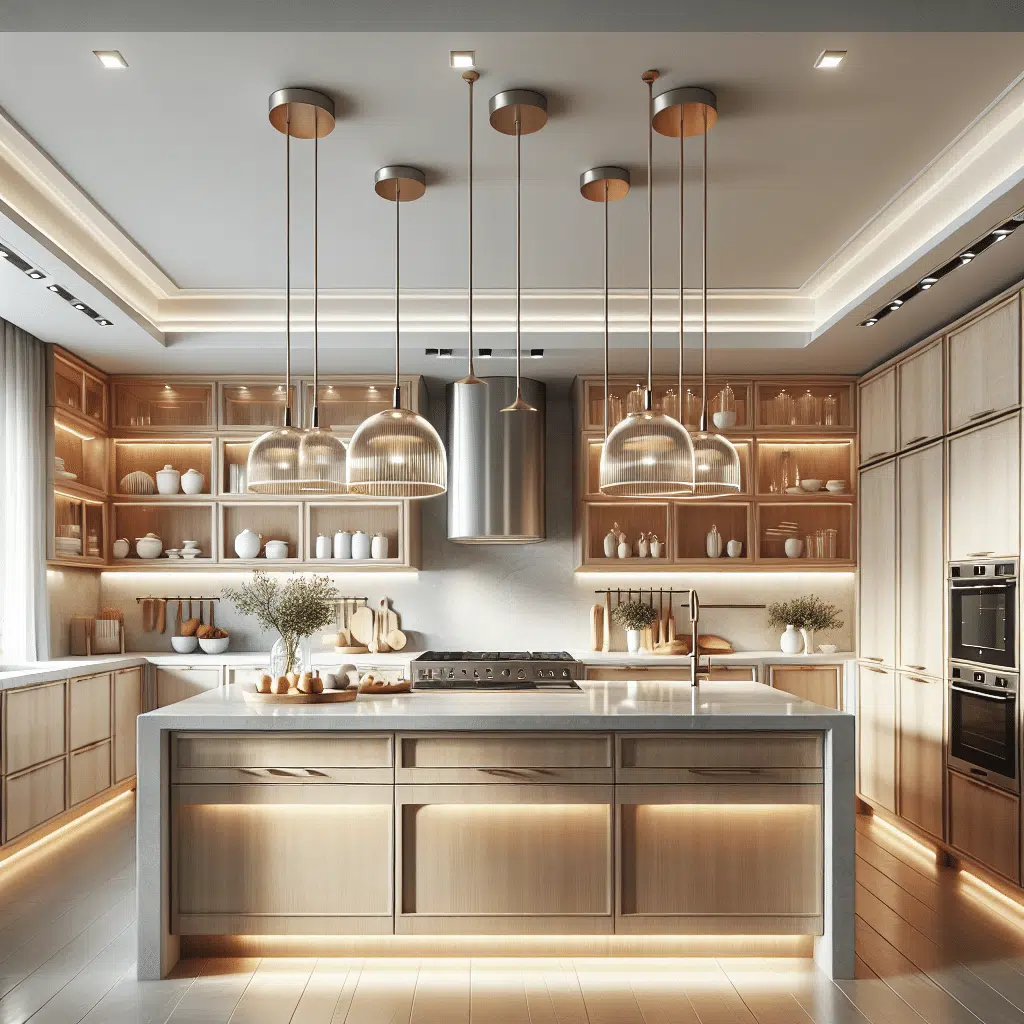 Iluminação para a cozinha: sugestões práticas e elegantes