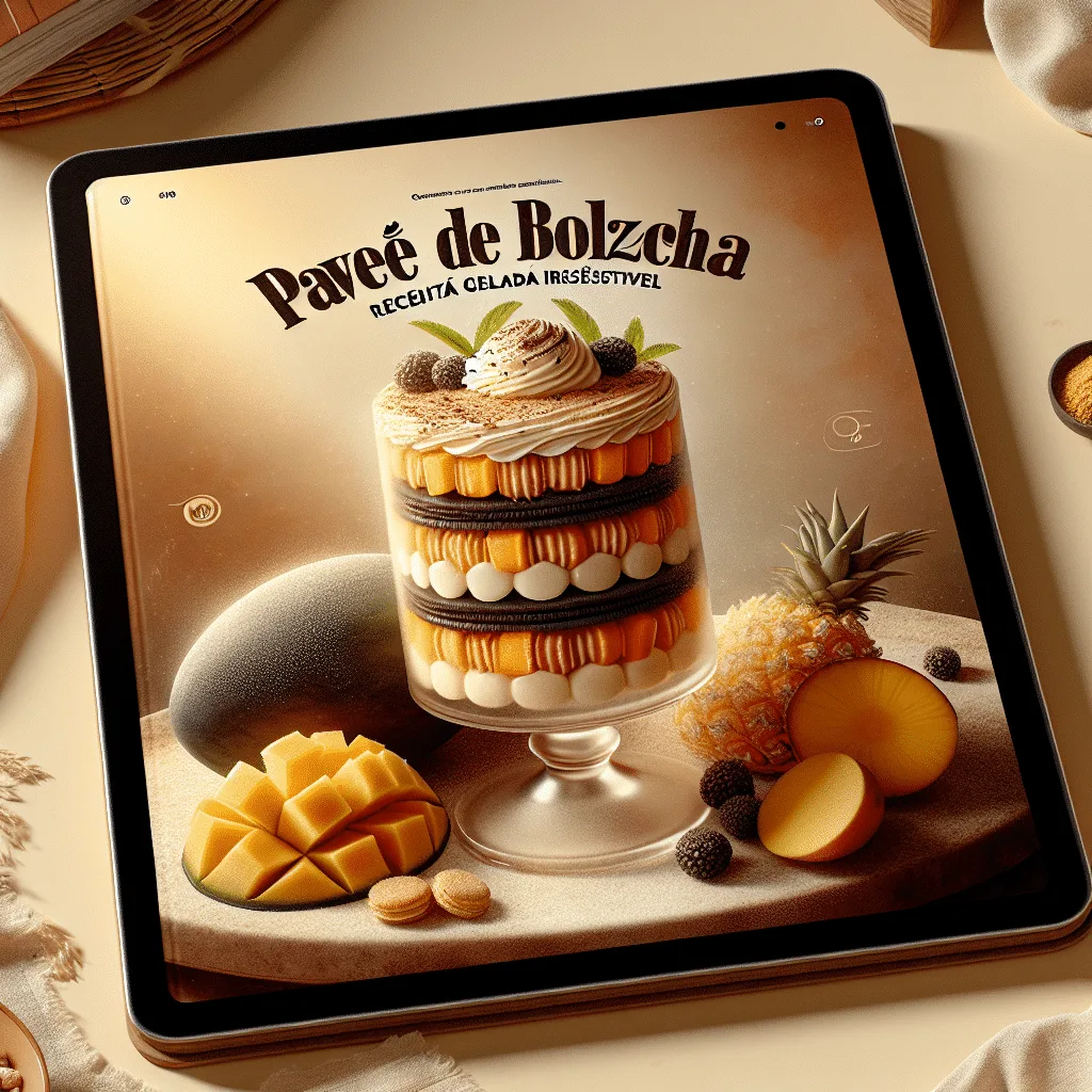 Pavê de Bolacha Maizena: Receita Gelada Irresistível