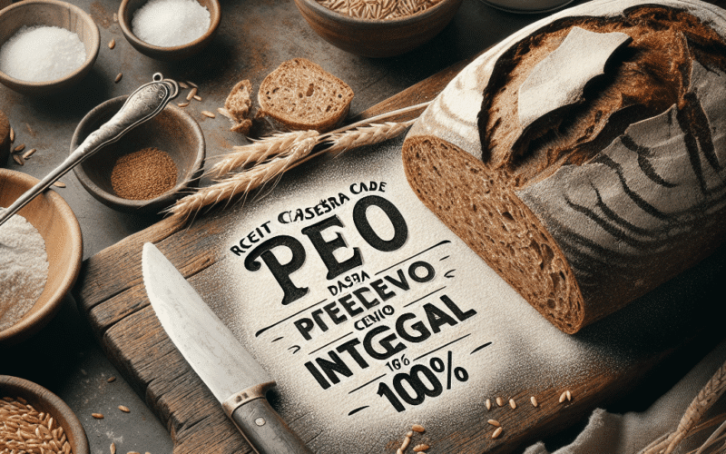 Receita Caseira Imperdível de Pão de Centeio Integral 100%