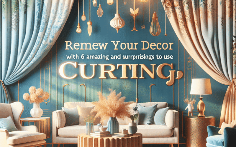 Renove sua decoração com 6 formas incríveis e surpreendentes de utilizar cortinas