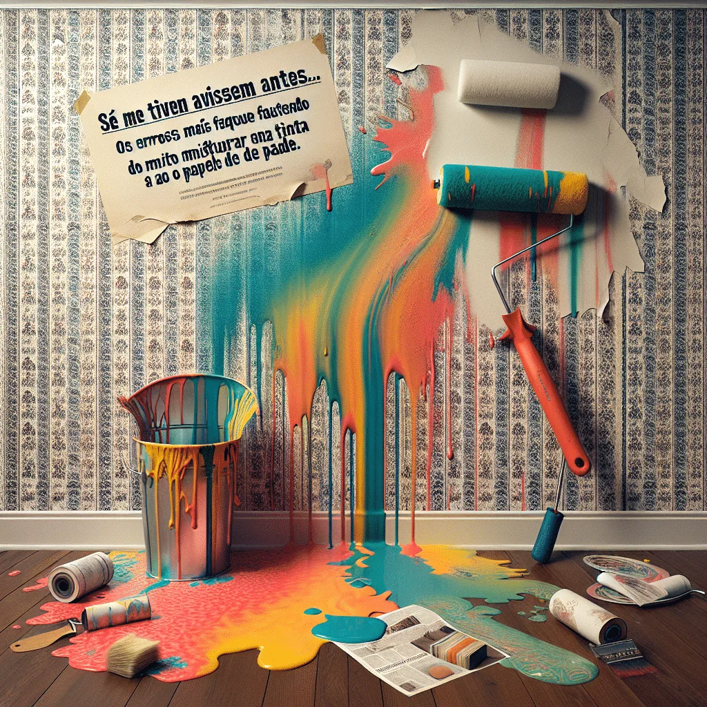 Se me tivessem avisado antes… Os erros mais frequentes ao misturar tinta e papel de parede