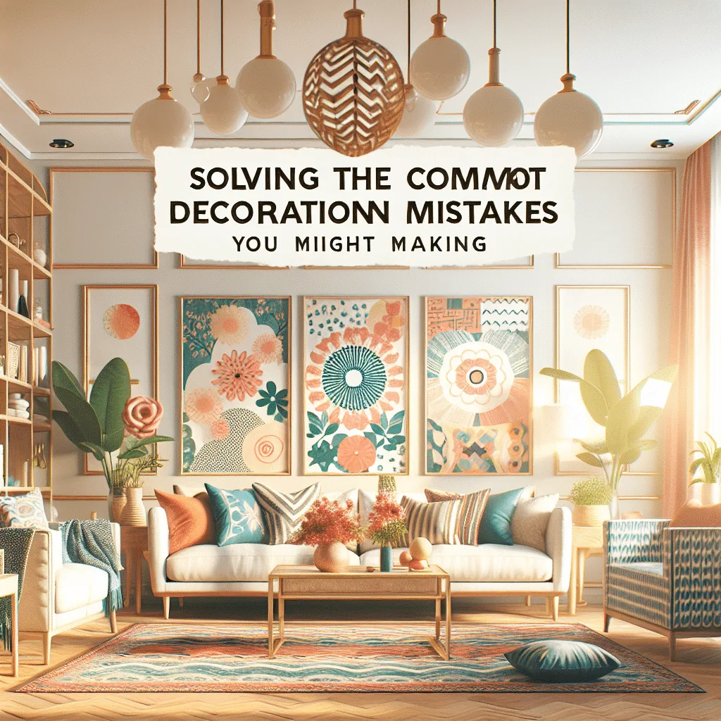Solução para os 5 erros de decoração mais frequentes que você pode estar fazendo