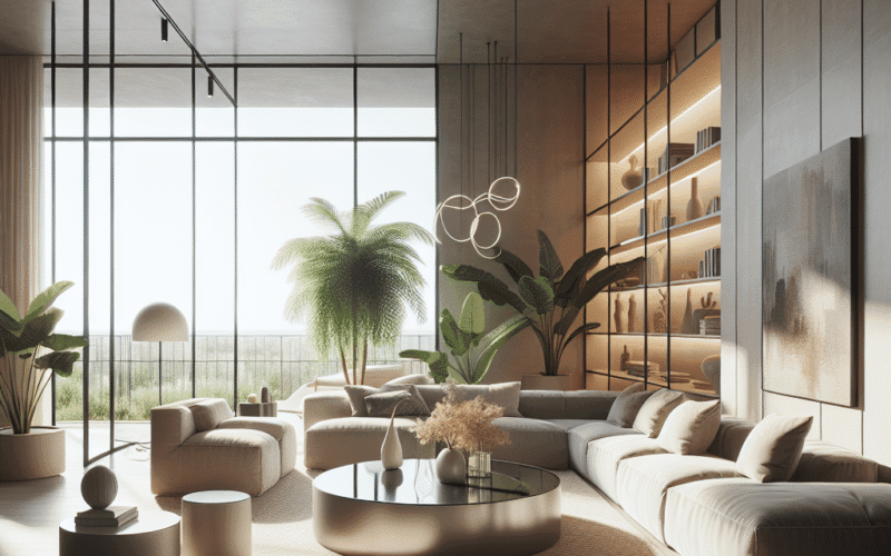 Sugestões impressionantes para modernos ambientes de estar