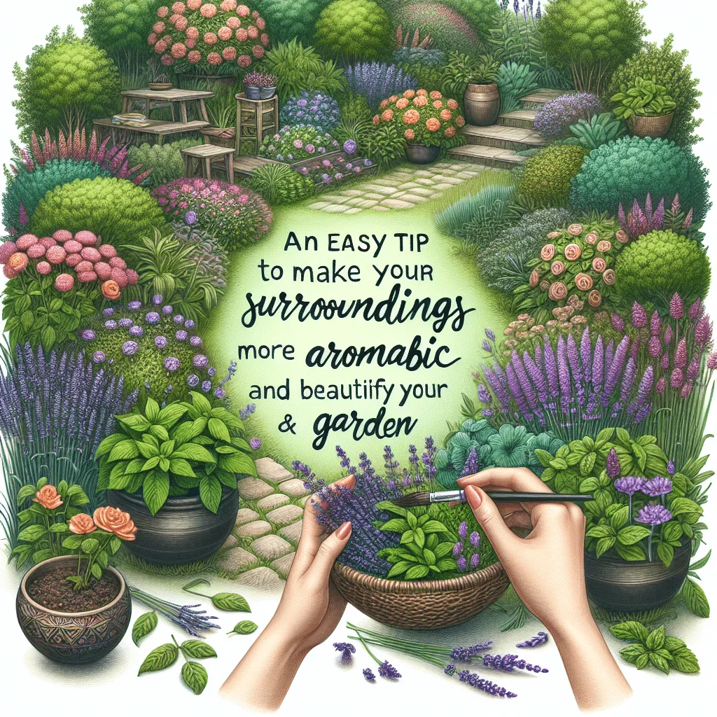 Uma dica fácil para deixar o ambiente mais aromático e embelezar seu jardim.