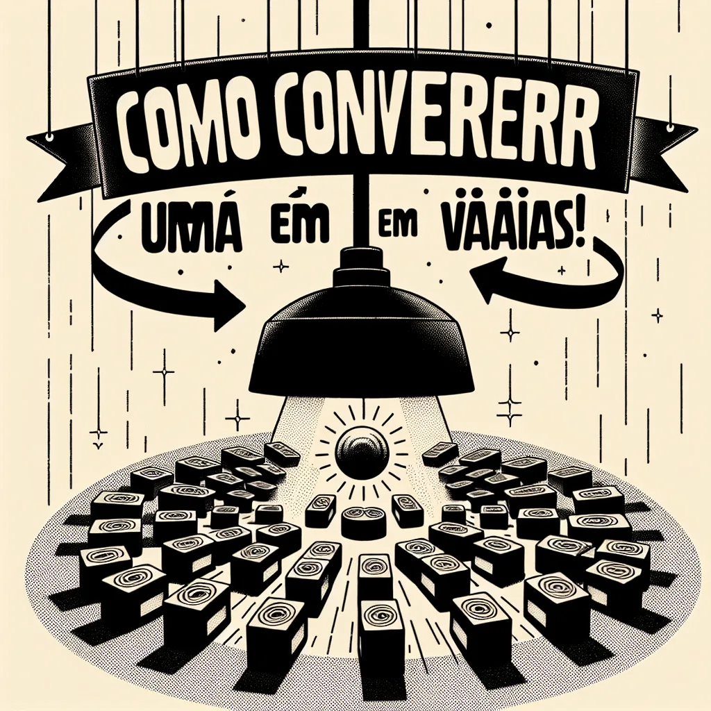 como converter uma em várias!