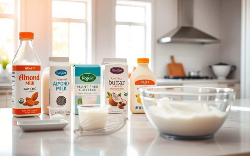 substitutos do leite em bolos