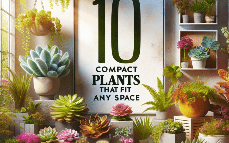 10 plantas compactas que se encaixam em QUALQUER ESPAÇO