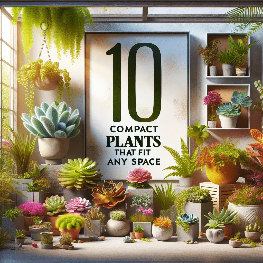 10 plantas compactas que se encaixam em QUALQUER ESPAÇO