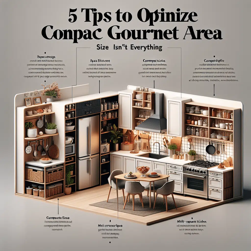 5 sugestões para otimizar uma área gourmet compacta que demonstram que o tamanho não é tudo