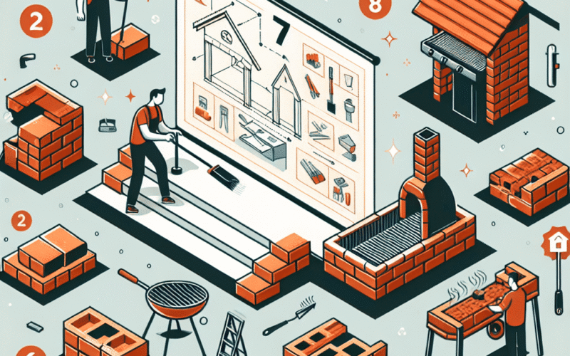 7 etapas para montar sua churrasqueira de tijolos de maneira simples (com dicas importantes de manutenção)