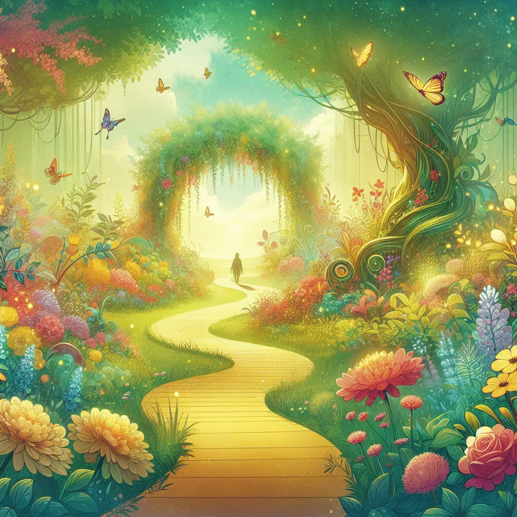 A nova moda é criar um jardim que acompanha seus passos.