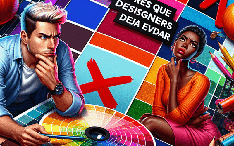 As Cores Que os Designers Desejam Evitar