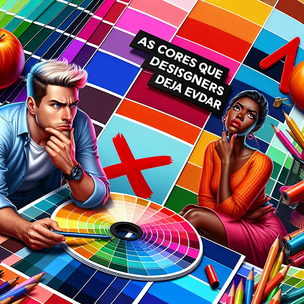 As Cores Que os Designers Desejam Evitar