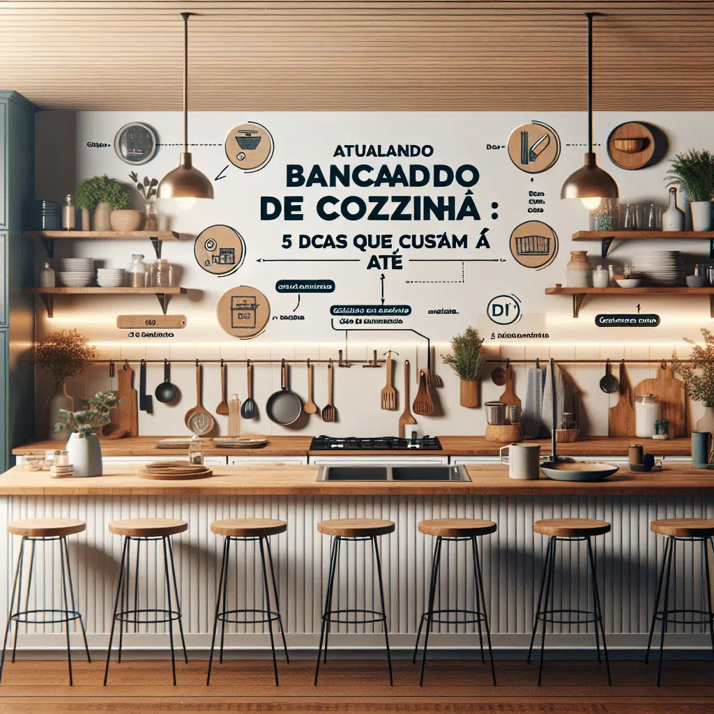 Atualizando bancadas de cozinha: 5 dicas que custam até 300 reais