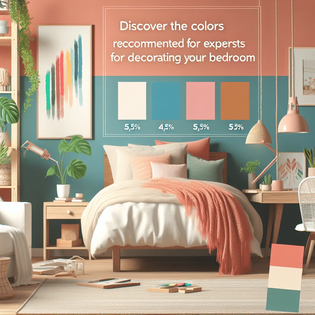 Conheça as 5 cores mais recomendadas por especialistas para decorar seu quarto.
