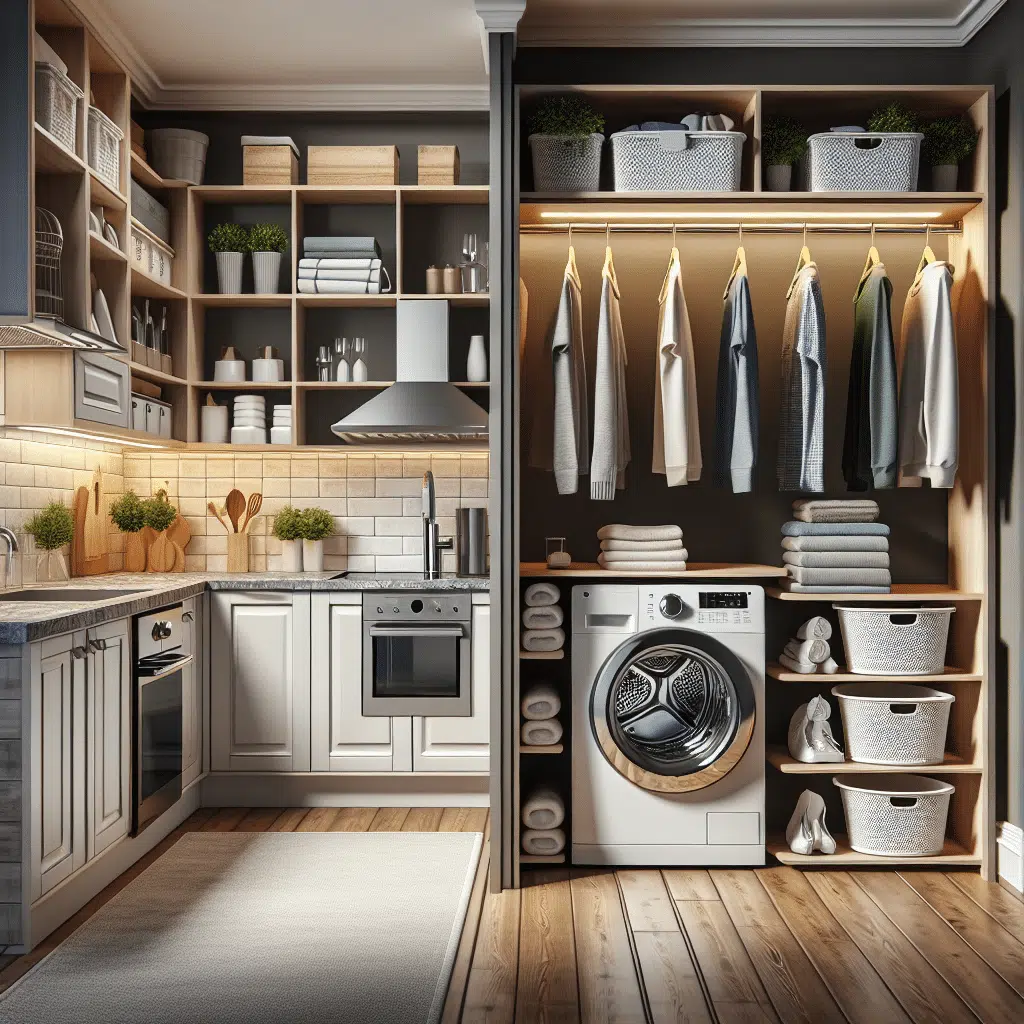 Cozinha e lavanderia integradas: Sugestões práticas de organização